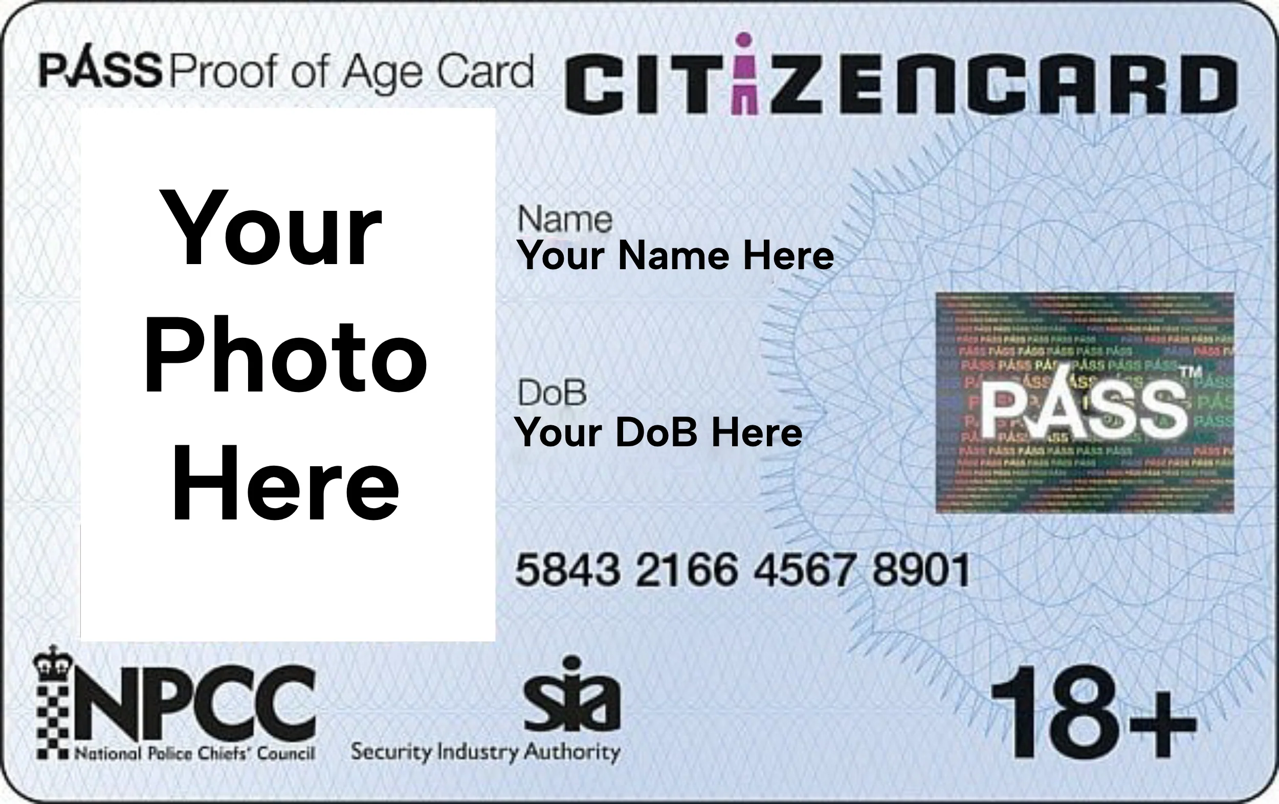 PASS Novelty Card - Image 2